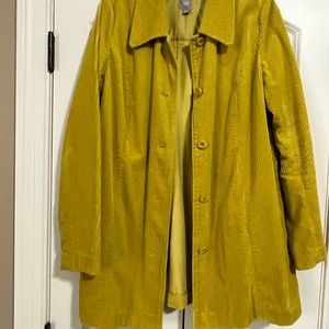 J Jill gold corduroy jacket